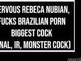 Brazilian Ebony, Rebeca Nubian Fucked By The Biggest Cock In