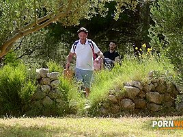 Enticing Babe Cara Mella Gets Her Pussy And Ass Slammed DP Style During Summer Business Trip GP3294