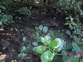 You Take Vina On The Hike To The Falls And On The Way She Has To Pee. You Enjoy The Little Show And Get Turned On.