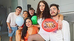 Birthday party ends with hot cummings FamilyScrew