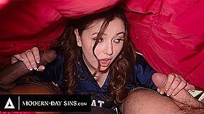 MODERN-DAY SINS – Wild 18yo Cutie Fucks With Her Stepdad s Friend Behind His Back