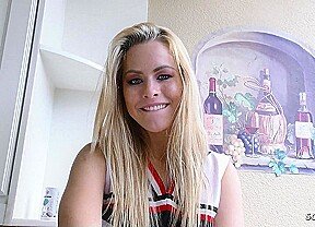 Petite blonde Cheerleader Teen Lilly Ford seduce older Guy next door to Old Young Fuck with Rimjob