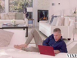 Gabbie Carter And Mick Blue In She Takes The Plunge And Lives Out Her Fantasy