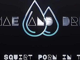 Tiny Brunette With Glasses Squirts Hard In Full Nelson On Thick Cock